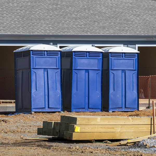 what is the cost difference between standard and deluxe portable restroom rentals in Cruzville NM